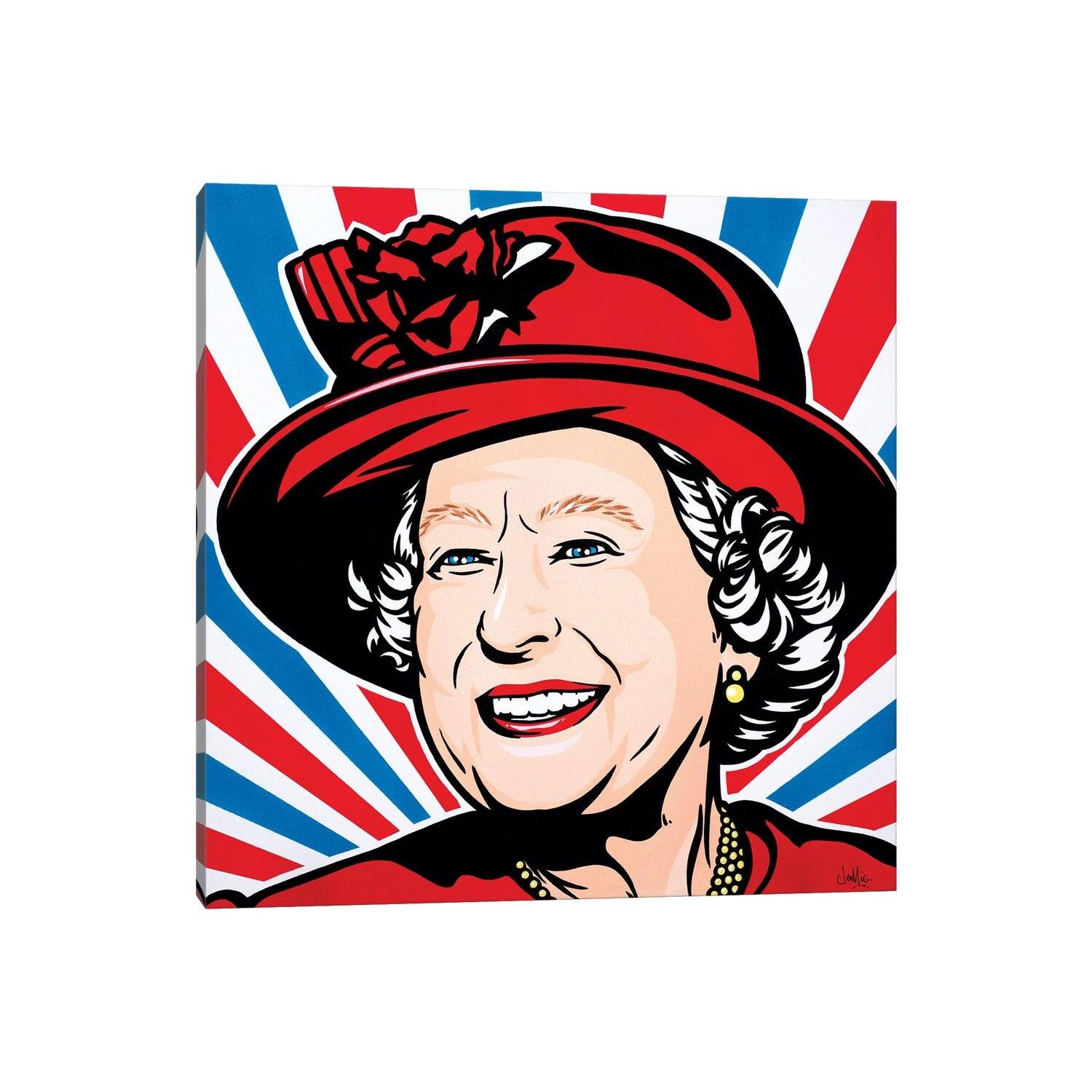 iCanvas "HRH Queen Elizabeth II" by James Lee Canvas Print Bed Bath